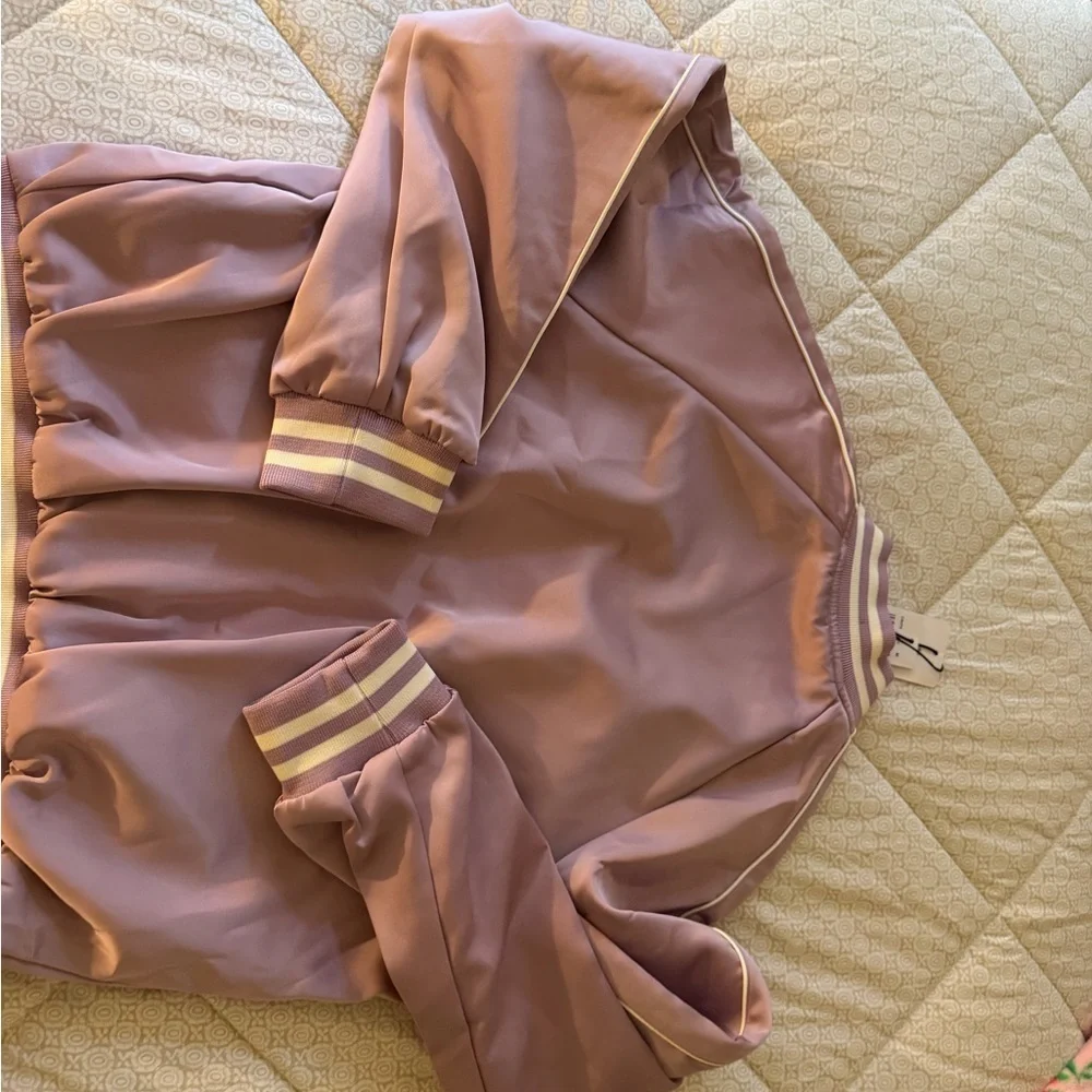 Coach Women's Light Purple Varsity Jacket Reversible